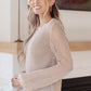 Calming Down Loose Knit Top