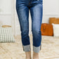 Cambridge Mid Rise Straight Leg Jeans
