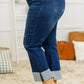 Cambridge Mid Rise Straight Leg Jeans