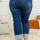 Cambridge Mid Rise Straight Leg Jeans