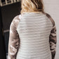Camo & Stripes Raglan Top