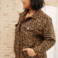 Can't Be Tamed Shacket in Bronze & Black