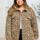 Can't Be Tamed Shacket in Brown