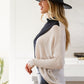 Can't Touch This Sparkle Color Blocked Sweater