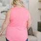 Can’t Wait for Spring Hi-Lo Sleeveless Top in Pink