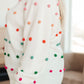 Candy Buttons Pom Detail Sweater