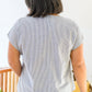 Canopy Of Crushes Striped Floral Top