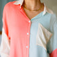 Capture The Day Two Toned Button Up