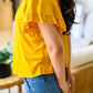 Capture The Moment Top In Yellow