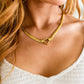 Captured Heart Gold Necklace