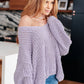 Captured My Interest Chunky V-Neck Sweater