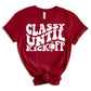 PREORDER: Classy Until Kickoff Graphic Tee in 10 Colors
