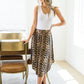 Carefree Animal Print Skirt