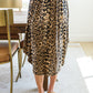 Carefree Animal Print Skirt