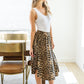 Carefree Animal Print Skirt