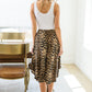 Carefree Animal Print Skirt