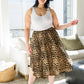 Carefree Animal Print Skirt
