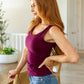 Casual But Cool Tank in Burgundy