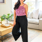 Casual and Carefree Wide Leg Cropped Pants