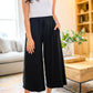 Casual and Carefree Wide Leg Cropped Pants