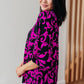 Casually Cute V-Neck Top in Magenta