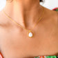 Center of the World Pearl Pendant Necklace