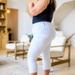 Judy Blue Cool White Mid Rise Capris