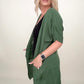 Warm and Cozy Short Sleeve Dolman Cardigan