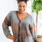 Changing Leaves Long Sleeve Button Up Cardigan