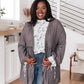 Chantal Cardigan In Slate