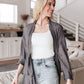 Chantal Cardigan In Slate