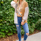 Chantry V Neck Floral Blouse in Sage
