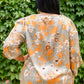 Chantry V Neck Floral Blouse in Sage