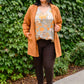 Chantry V Neck Floral Blouse in Sage