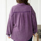 Chaos of Sequins Shacket in Purple