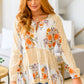 Chasing Butterflies Babydoll Blouse