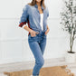 Checkered Denim Patch Shirt