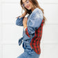 Checkered Denim Patch Shirt