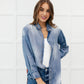 Checkered Denim Patch Shirt