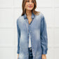 Checkered Denim Patch Shirt