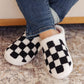 Checked Out Slippers in Black