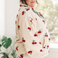 Cherry Tree Fleece Pullover