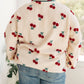 Cherry Tree Fleece Pullover