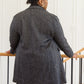 Chic Upon Arrival Button Down Blazer Jacket In Black