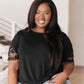 Chloé Lace Twist Top In Black