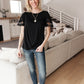 Chloé Lace Twist Top In Black