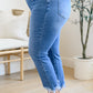 Judy Blue Christina Fringed Pocket Slim Fit Jeans