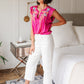 Judy Blue Wide Leg Cropped White Jeans