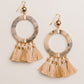 Circle Fringe Earrings