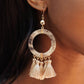 Circle Fringe Earrings